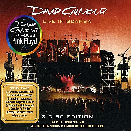 DVD - David Gilmour (from Pink Floyd)-Live In Gdansk-2CD+DVD