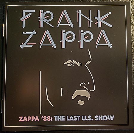 CD - Frank Zappa - Zappa '88: The Last U.S. Show, Jewel Case - 2CD