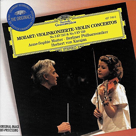 CD - Anne-Sophie Mutter, Berliner Philharmoniker, Herbert von Karajan – Violinkonzerte • Violin Concertos • No. 3 KV 216 & No. 5 KV 219 - CD