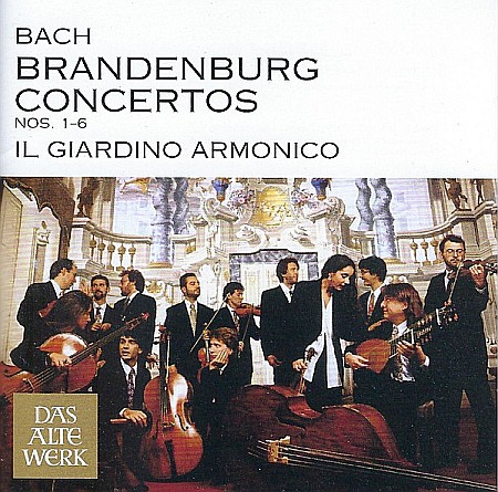 CD - Il Giardino Armonico - Bach, Brandenburg Concerto Nos. 1-6 - CD