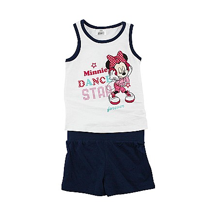 Imbracaminte & Accesorii Copii - Set tricou fara maneci si pantaloni scurti Disney Minnie Mouse Bleumarin 7 ani