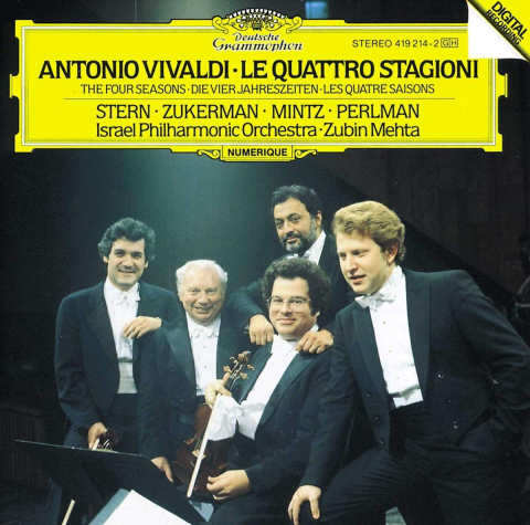 CD - Itzhak Perlman, Shlomo Mintz-Le Quattro Stagioni-Antonio Vivaldi-CD