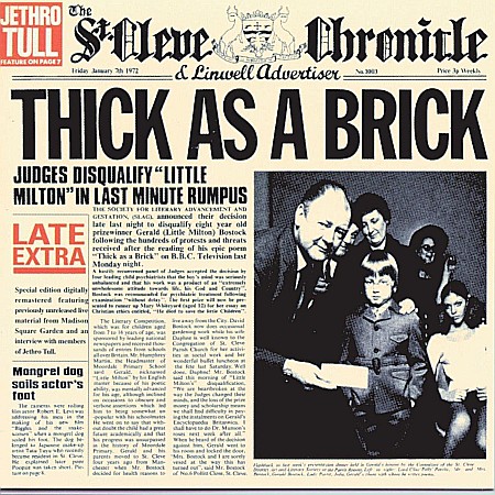 CD - Jethro Tull-Thick As A Brick-CD