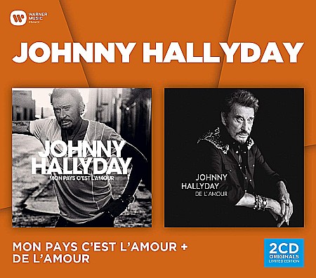 CD - Johnny Hallyday-Mon Pays C'Est L'Amour/De L'Amour-2CD