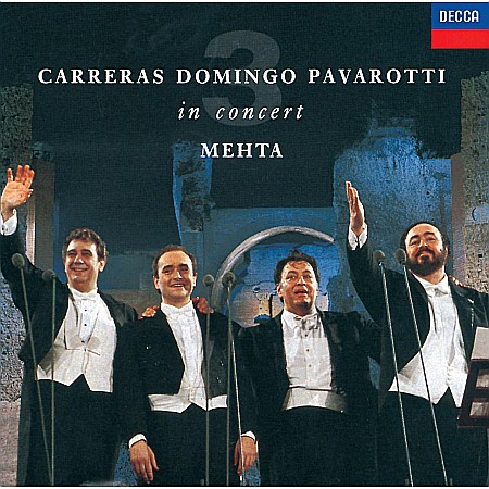 CD - Jose Carreras,Luciano Pavarotti, Placido Domingo-The Three Tenors In Concert-Cilea, Meyerbeer ,Puccini, Lehar,  Lara-CD