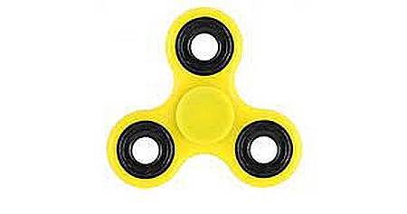 Jucarii & Distractie - Jucarie interactiva anti-stres Fidget Spinner Galben