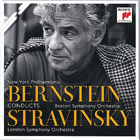 CD - New York Philharmonic, Boston Symphony Orchestra, Stravinsky, London Symphony Orchestra – Bernstein Conducts Stravinsky, Box Set, Left-Hinged  - 6CD