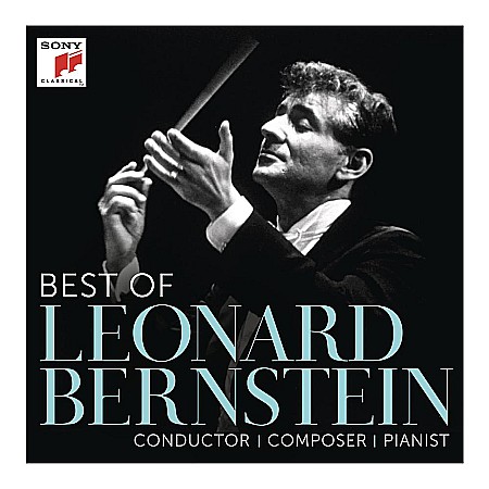 CD - Leonard Bernstein-Best of- Conductor, Composer, Pianist-Felix Mendelssohn, Wolfgang Amadeus Mozart, Gustav Mahler-2CD