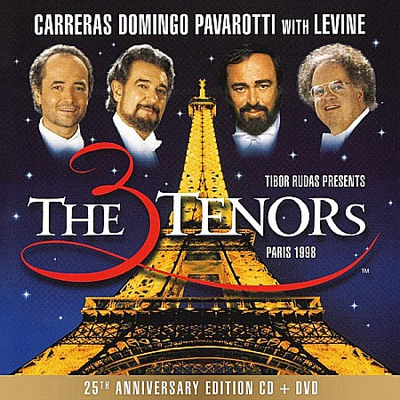 DVD - Luciano Pavarotti, Placido Domingo, Jose Carreras - The Three Tenors - Paris 1998 - 25Th Anniversary Edition - CD+DVD