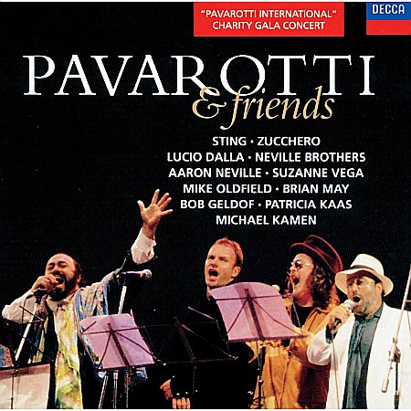 CD - Luciano Pavarotti, Sting, The Neville Brothers, Aaron Neville, Suzanne Vega, Mike Oldfield, Zucchero, Brian May, Bob Geldof, Patricia Kaas-Pavarotti & Friends-Franck, Dalla, Schubert, Verdi-CD