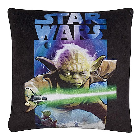 Bazar - Perna din plus decorativa patrata Disney Yoda (33 X 33 cm)