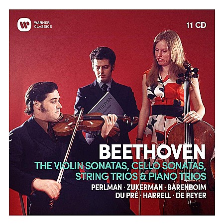 CD - Pinchas Zukerman, Daniel Barenboim, Jacqueline Du Pre, Itzhak Perlman-Beethoven: Complete Violin Sonatas, Cello Sonatas, Piano Trios, String Trios-Ludwig van Beethoven-11CD