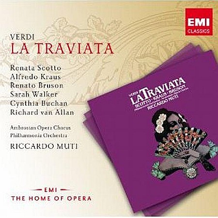 CD - Renata Scotto, Alfredo Kraus, Renato Bruson-La Traviata-Verdi-2CD