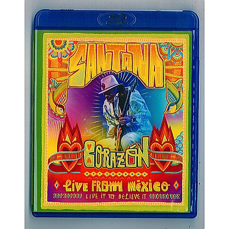 BD Bluray Disc - Santana-Corazon- Live From Mexico: Live It To Believe It (double Blu-Ray case)-BD+CD