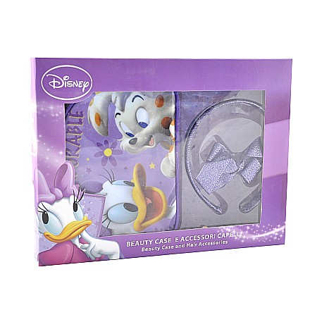 Accesorii - Set cadou (geanta pentru cosmetice si accesorii pentru par) Daisy