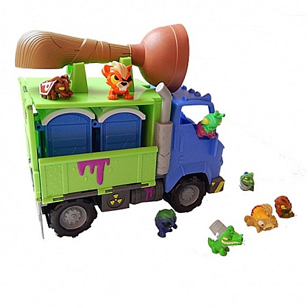 Jucarii & Distractie - Set figurine Spin Master Flush Force Camionul de serviciu