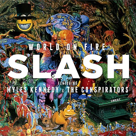 CD - Slash (from Guns N Roses) featuring Myles Kennedy And The Conspirators-World On Fire-CD
