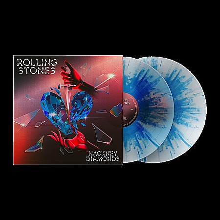 Vinyl - The Rolling Stones - Hackney Diamonds 1 Year Anniversary Clear/Blue Splatter - 2LP
