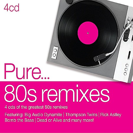CD - Various Artists - Pure... 80s Remixes - 4CD