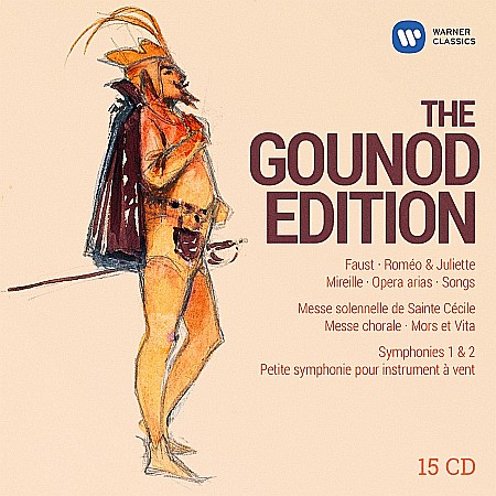 CD - Various Artists (Georges Pretre, Placido Domingo, Nicolai Gedda, Dietrich Fischer-Dieskau, Mirella Freni)-The Gounod Edition-15CD