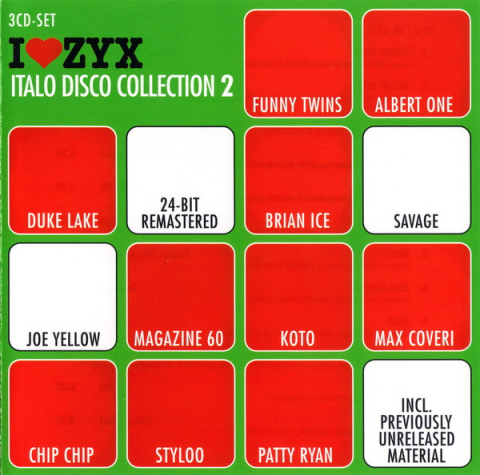 CD - Various Artists (Koto, Savage, P. Lion) - ZYX Italo Disco Collection 2 - 3CD