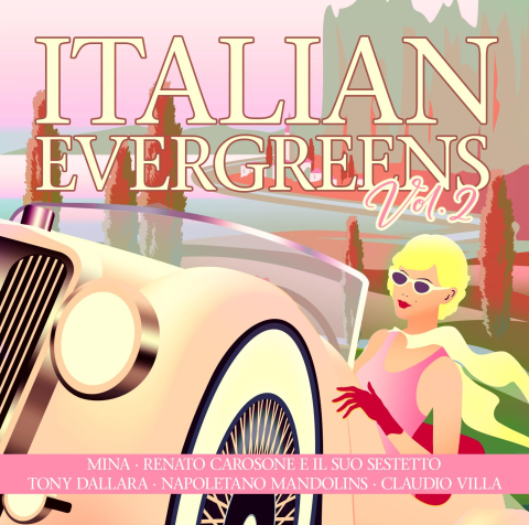 CD - Various Artists (MINA,  NAT KING COLE, SOPHIA LOREN) - Italian Evergreens Vol. 2 - CD