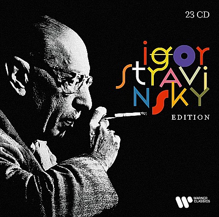 CD - Various Artists (Natalie Dessay, Elisabeth Schwarzkopf, Itzhak Perlman,  Martha Argerich, Zubin Mehta, Riccardo Muti, Sir Simon Rattle)-Stravinsky Edition-23CD