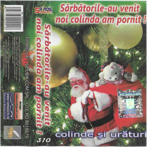 CD - Various Artists - Sarbatorile Au Venit Noi Colinda Am Pornit ! - CD