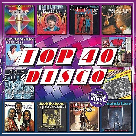 Vinyl - Various Artists(Boney M, Baccara, Amanda Lear) - Top 40 - Disco [Coloured] - LP