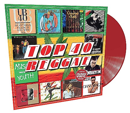 Vinyl - Various Artists(UB40, Johnny Nash, Fugees) - Top 40 - Reggae (Coloured) - LP