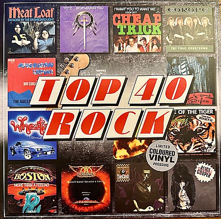 Muzica - Various Artists(Meat Loaf, Aerosmith, Europe) - Top 40 - Rock (Coloured) - LP