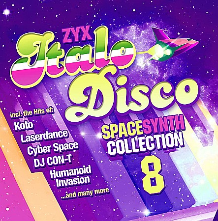 CD - Various Artists (Koto, Humanoid Invasion, Aphelio, Future Synth) - ZYX Italo Disco Spacesynth Collection 8 - 2CD