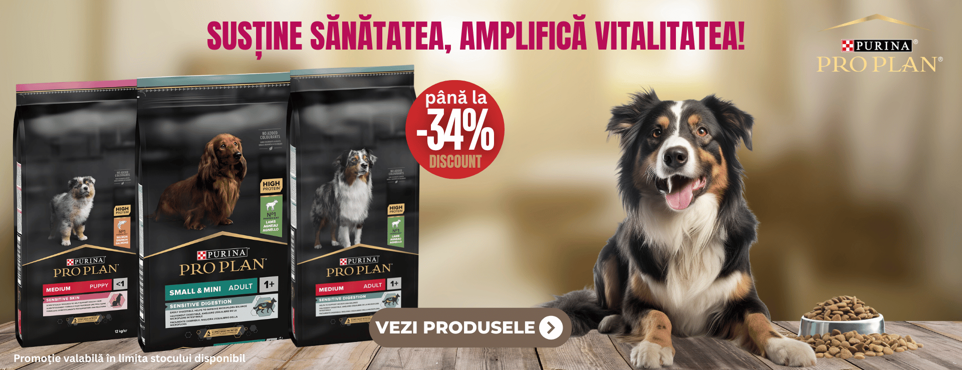 Promo Purina Pro Plan caine