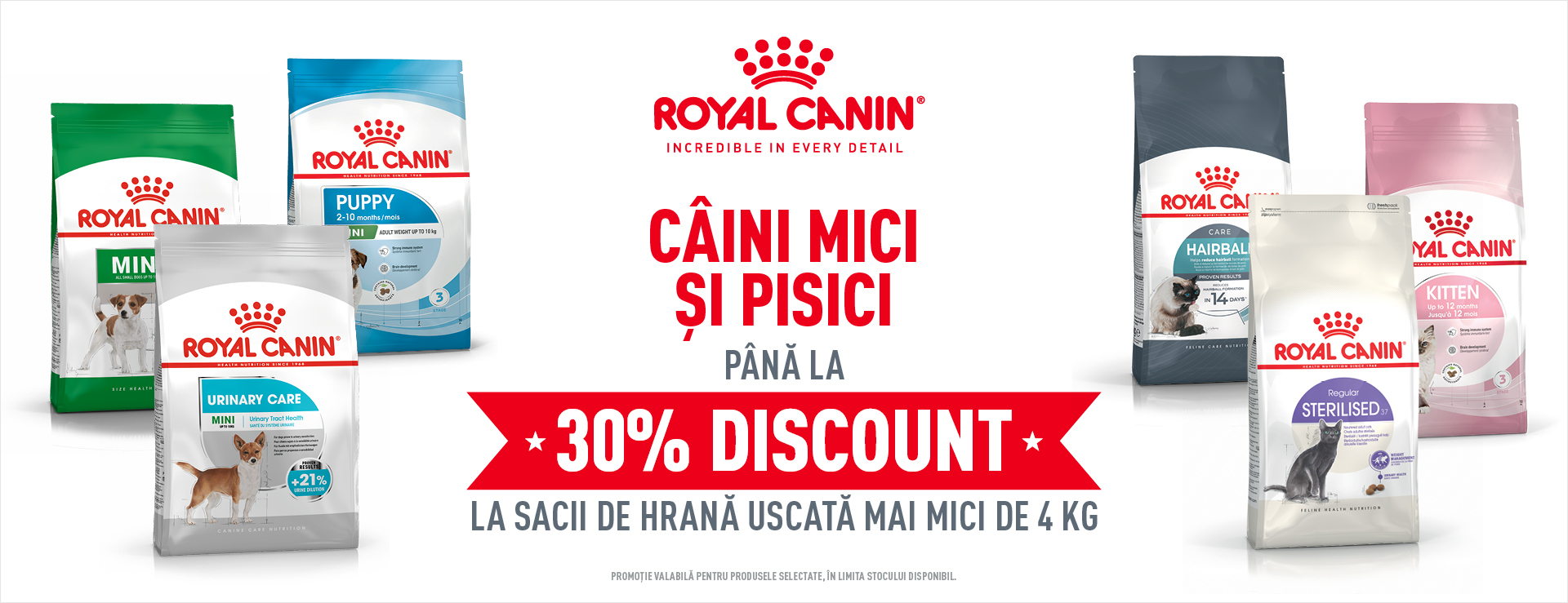 Promo Royal caini mici si pisici