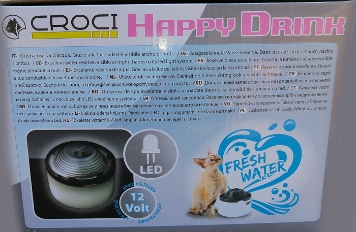 Adapatoare pentru caini si pisici Croci Happy Drink, albastru [2]