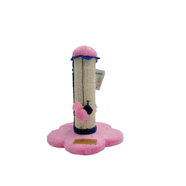 Ansamblu de joaca pentru pisica, Croci, 25x25x30, roz