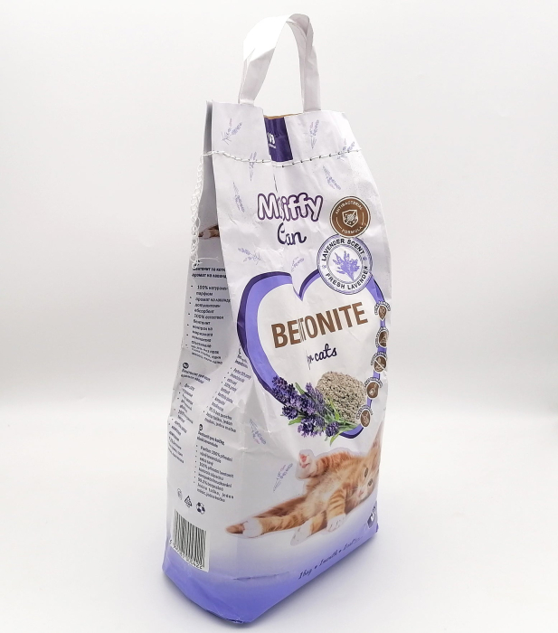 Asternut igienic pentru pisici Mr. Biffy, Bentonita naturala, Lavanda, 5kg [4]