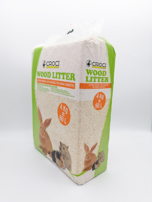 Asternut igienic pentru rozatoare Croci Wood Litter, 4kg [3]