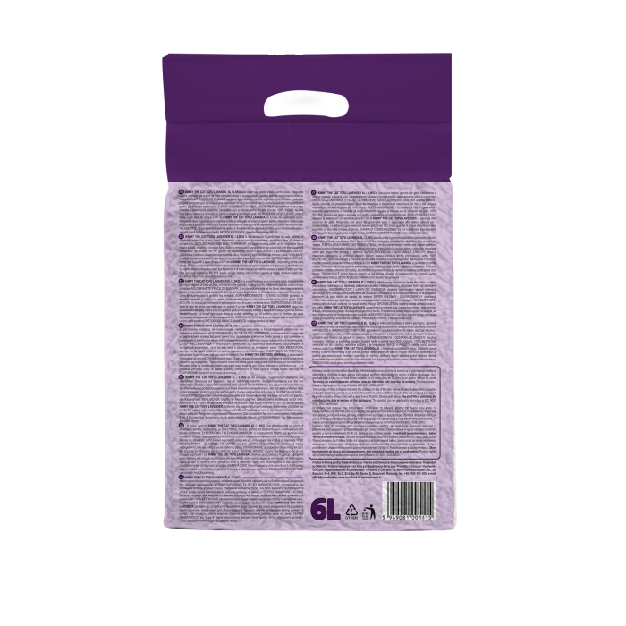 Asternut igienic vegetal pentru pisici Kimmy Tofu, Lavanda, 6L [2]