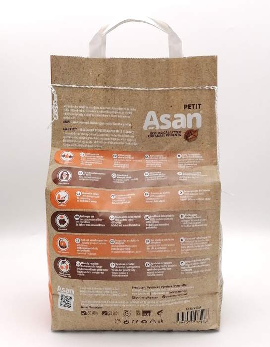 Asternut pentru rozatoare, ASAN Petite, super soft, 5 L, cod 3541 [3]