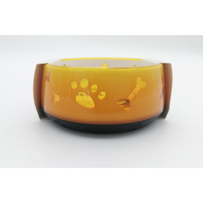 Castron pentru caini Croci Dogwol, 300 ml, antiderapant, orange [2]