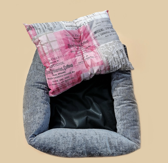 Culcus pentru caini, Confort +, gri, 60x50x13 cm [4]