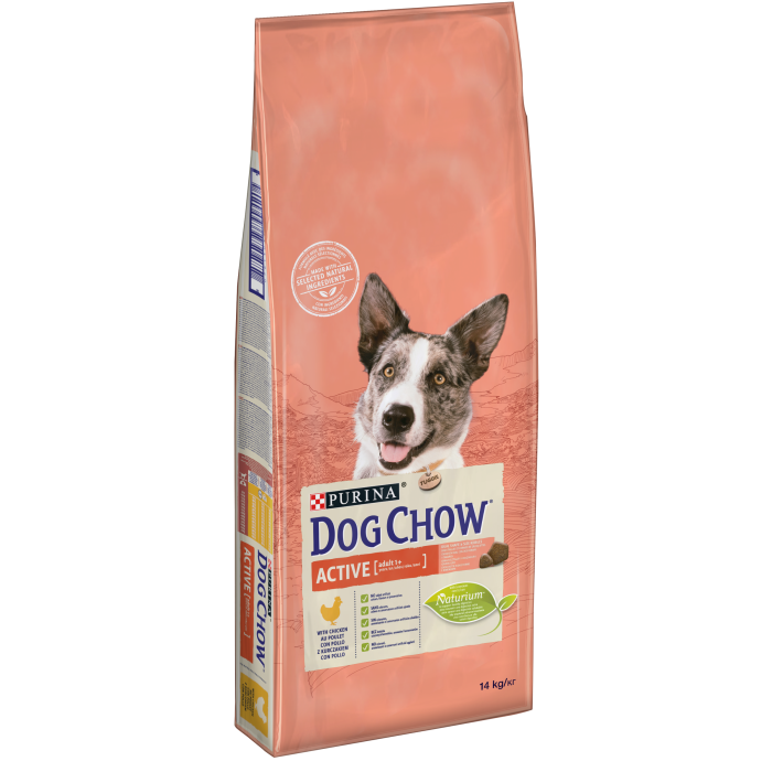 DOG CHOW ACTIVE cu Pui, hrana uscata pentru caini, 14 kg [1]