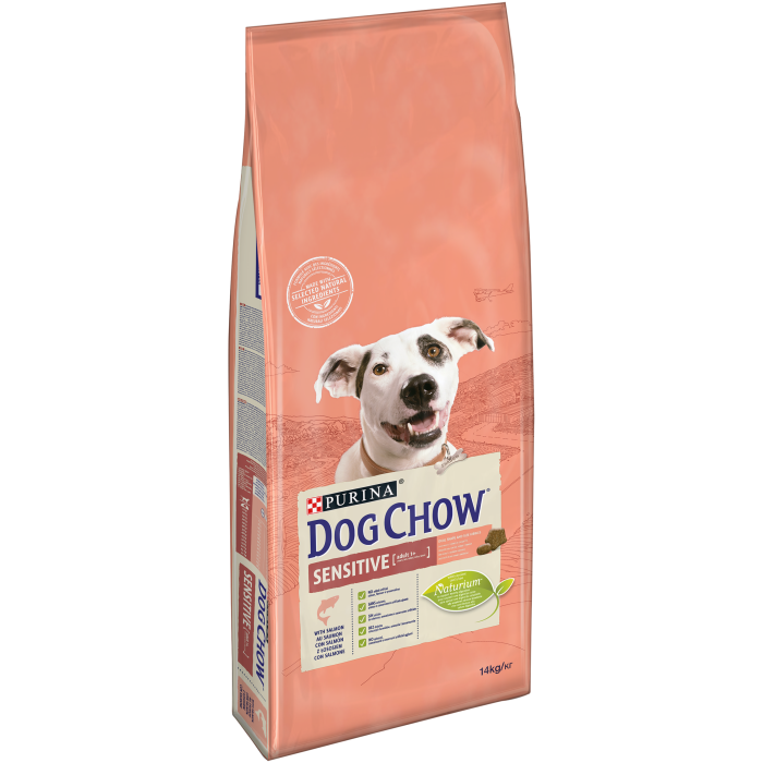 DOG CHOW SENSITIVE cu Somon, hrana uscata pentru caini, 14 kg [1]