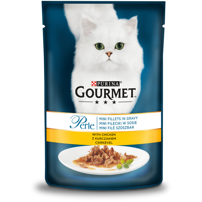 GOURMET PERLE cu Pui in sos, hrana umeda pentru pisici, 85 g [1]