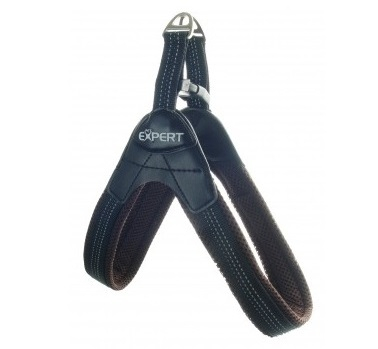 Ham pentru caini Pet Expert, marime M, 47 - 55 cm, negru [2]