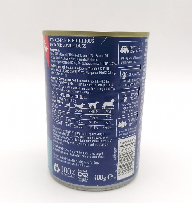 Hrana umeda pentru caini Butcher's Junior, Vita in aspic, 400g [3]