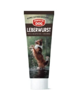 Hrana umeda pentru caini Perfecto Dog, Crema Delicatess cu ficat, 75g