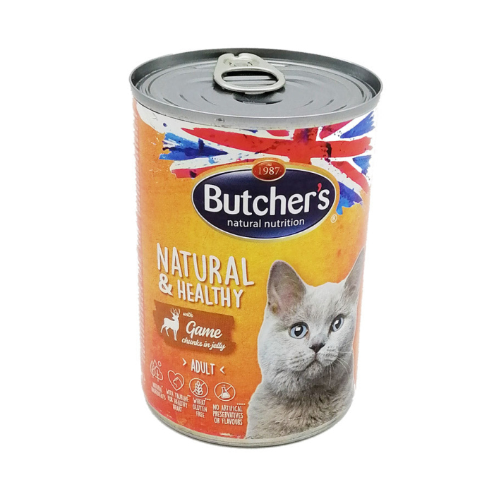 Hrana umeda pentru pisici Butcher's, Natural&Healty, cu Vanat, 400g, cod 1141 [1]