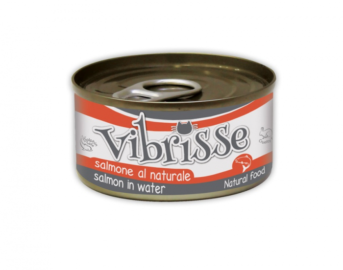 Hrana umeda pentru pisici Croci Vibrisse Natural, Somon, 70g
